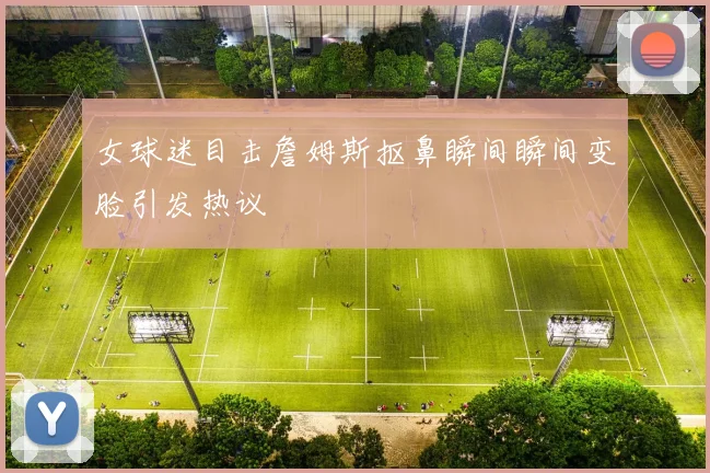女球迷目击詹姆斯抠鼻瞬间瞬间变脸引发热议